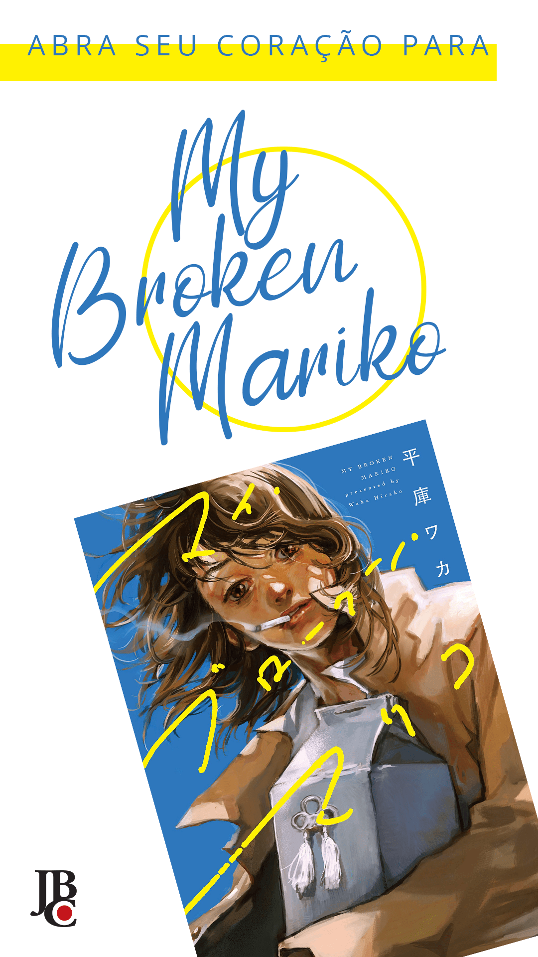 My Broken Mariko é o novo mangá da Editora JBC JWave